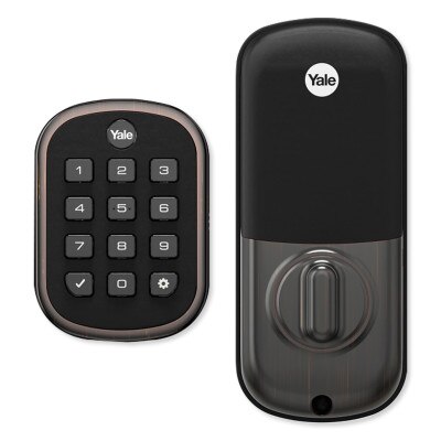Yale ProSL Key Free Z-Wave Plus Push Button Deadbolt, Gen5, Oil Rubbed Bronze